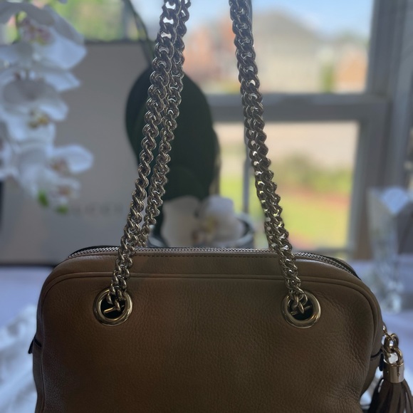 Gucci Soho Neude Leather Shoulder Bag - Picture 16 of 16